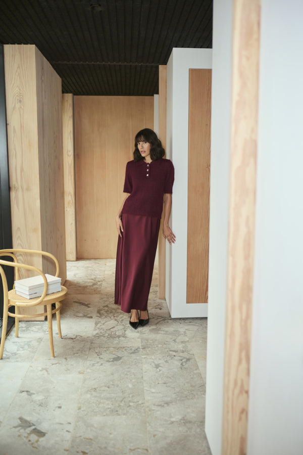 Skirt kahill 10510416 Windsor wine