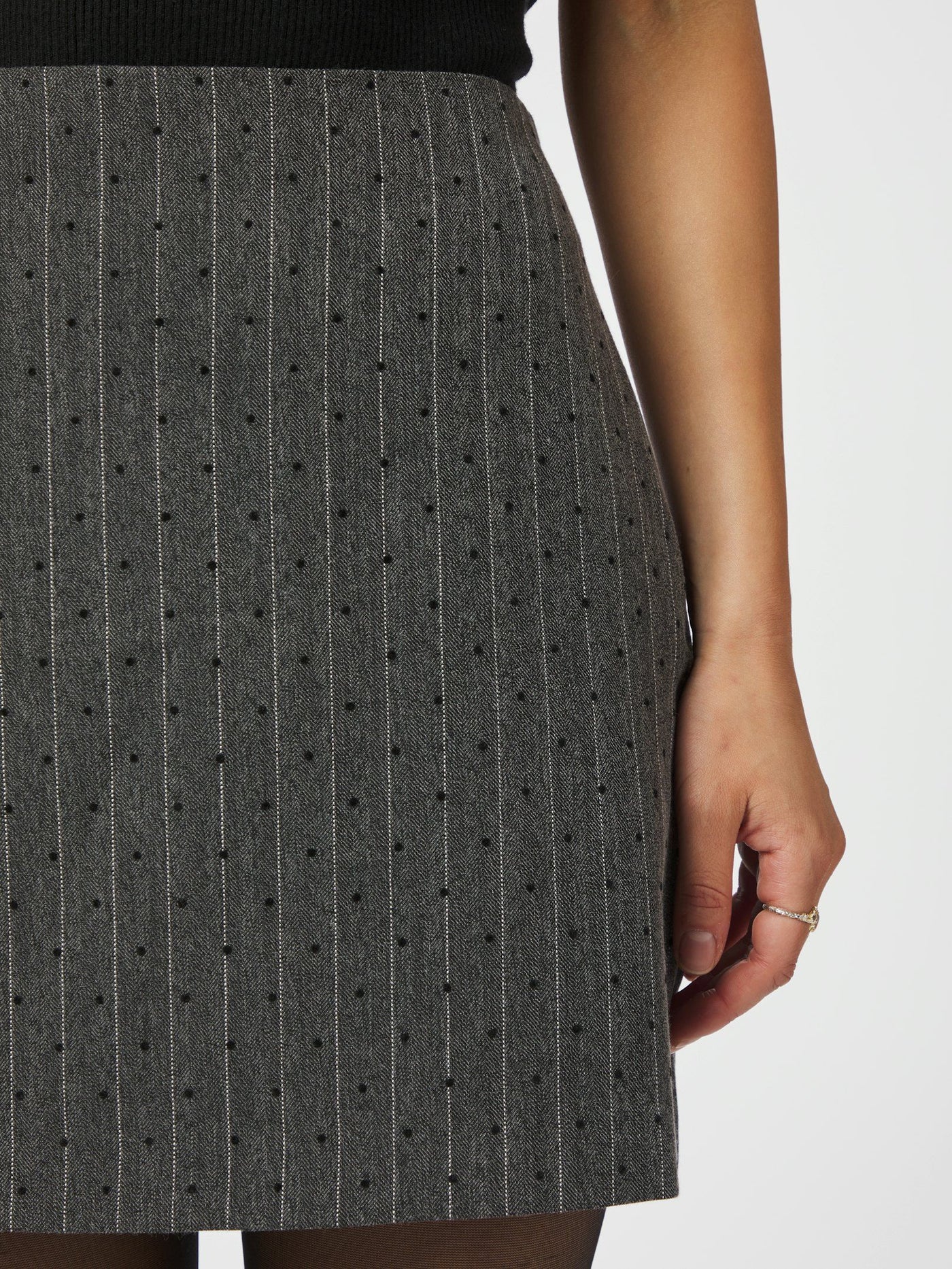 Skirt roe mini dot 166382 Dark grey