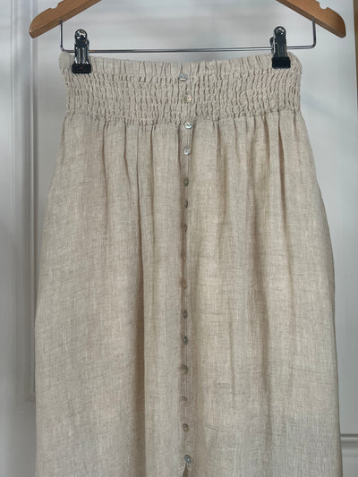 Skirt linen  HS24.28212 Beige
