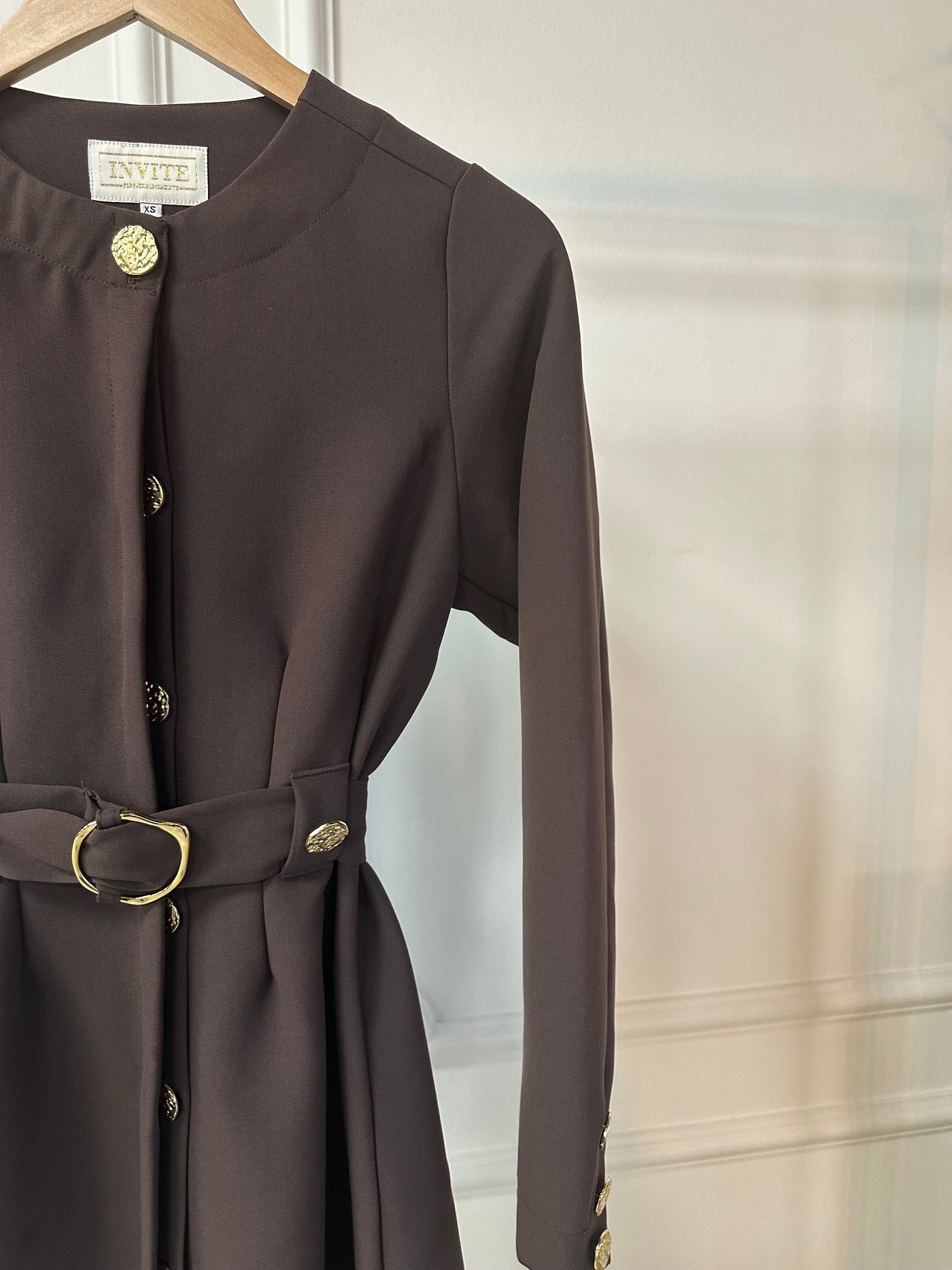 Blazerdress Roza IN-RO-25 Dark brown
