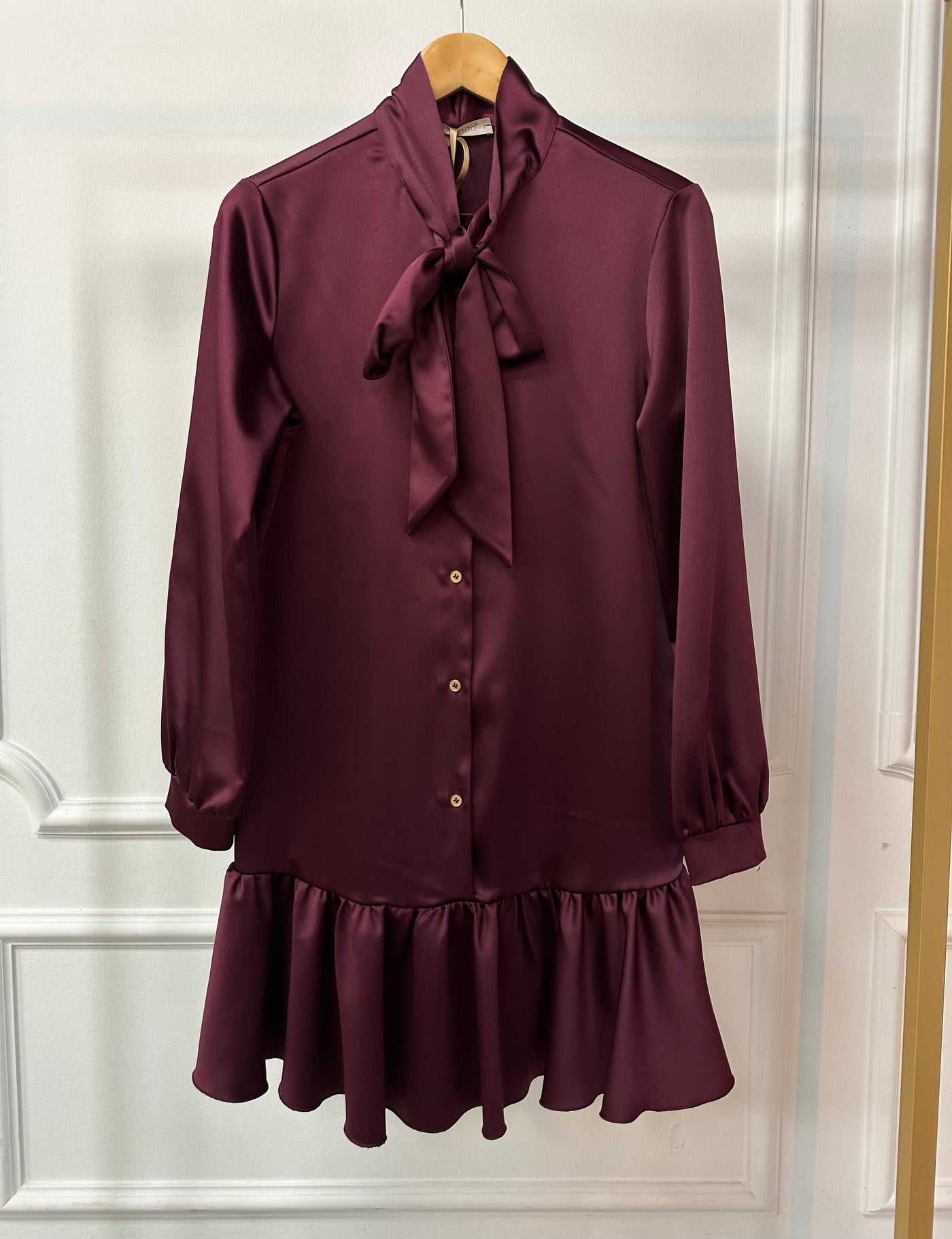 Dress abi chemisier CFC0125820003 Bordeaux rosso