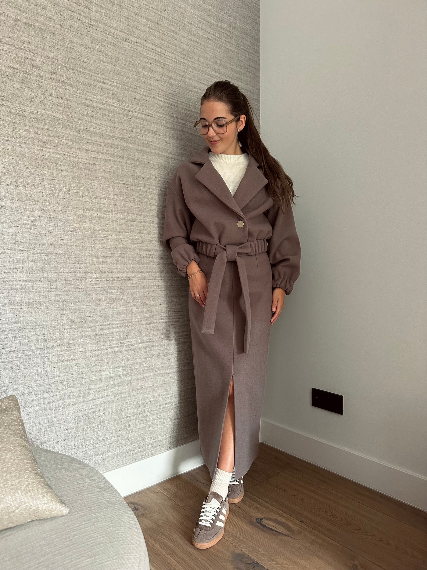 Jacket sophie IN-SO-25 Choco brown