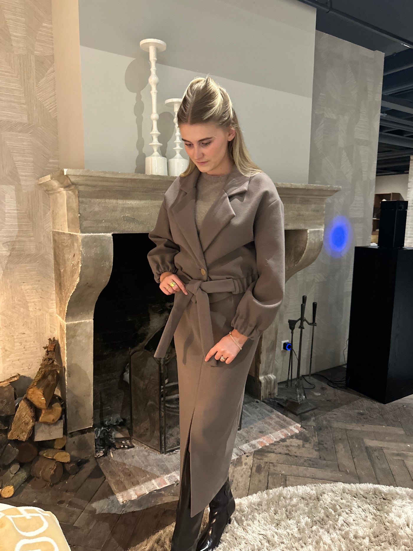 Jacket sophie IN-SO-25 Choco brown