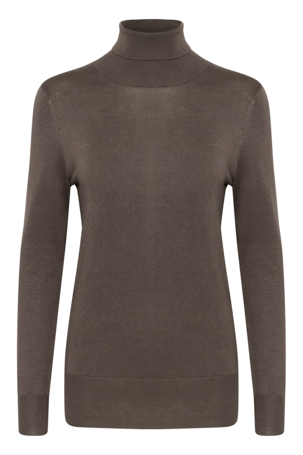 Roll neck astrid 500023 Major brown melange