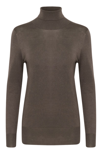 Roll neck astrid 500023 Major brown melange