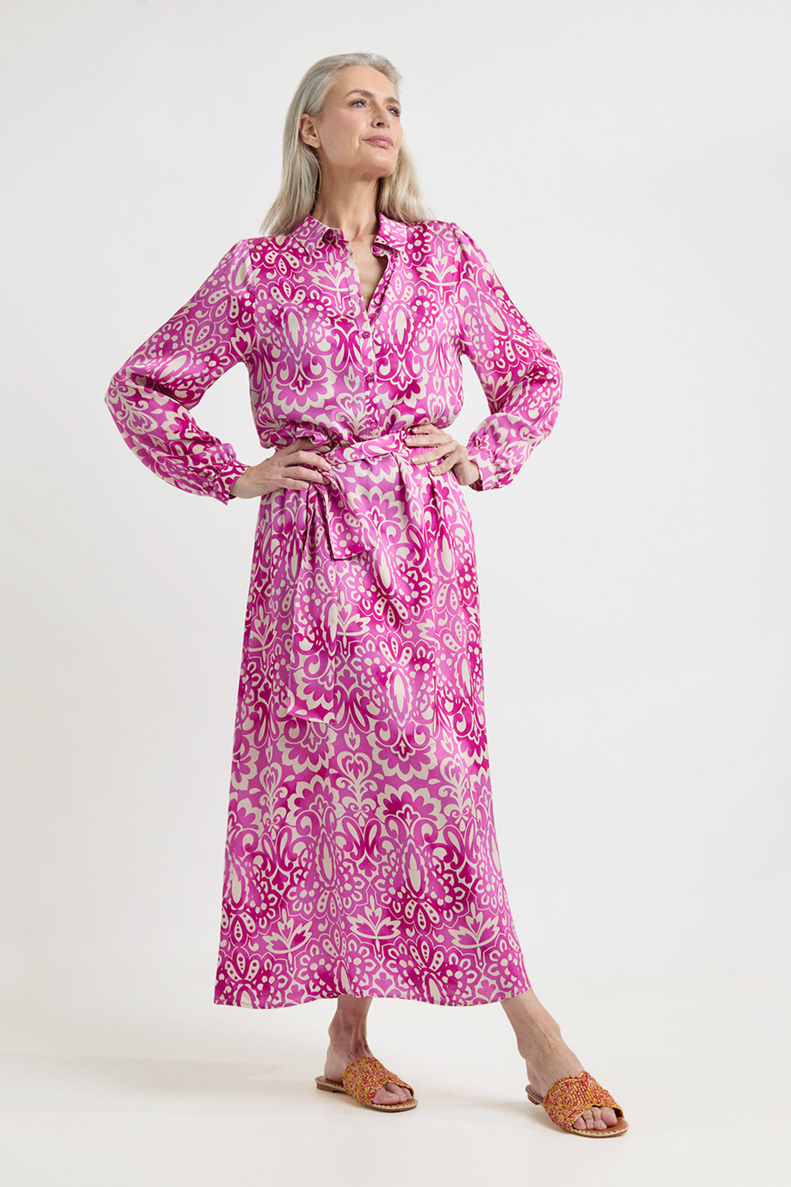 Dress julie 5216003314 Fushia print