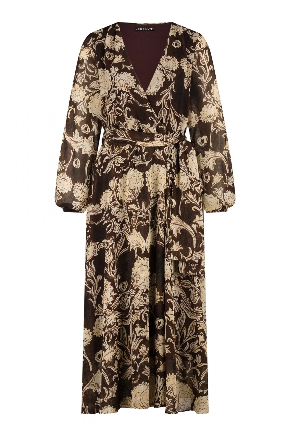 Jurk sonja 2523002 Bruin multi