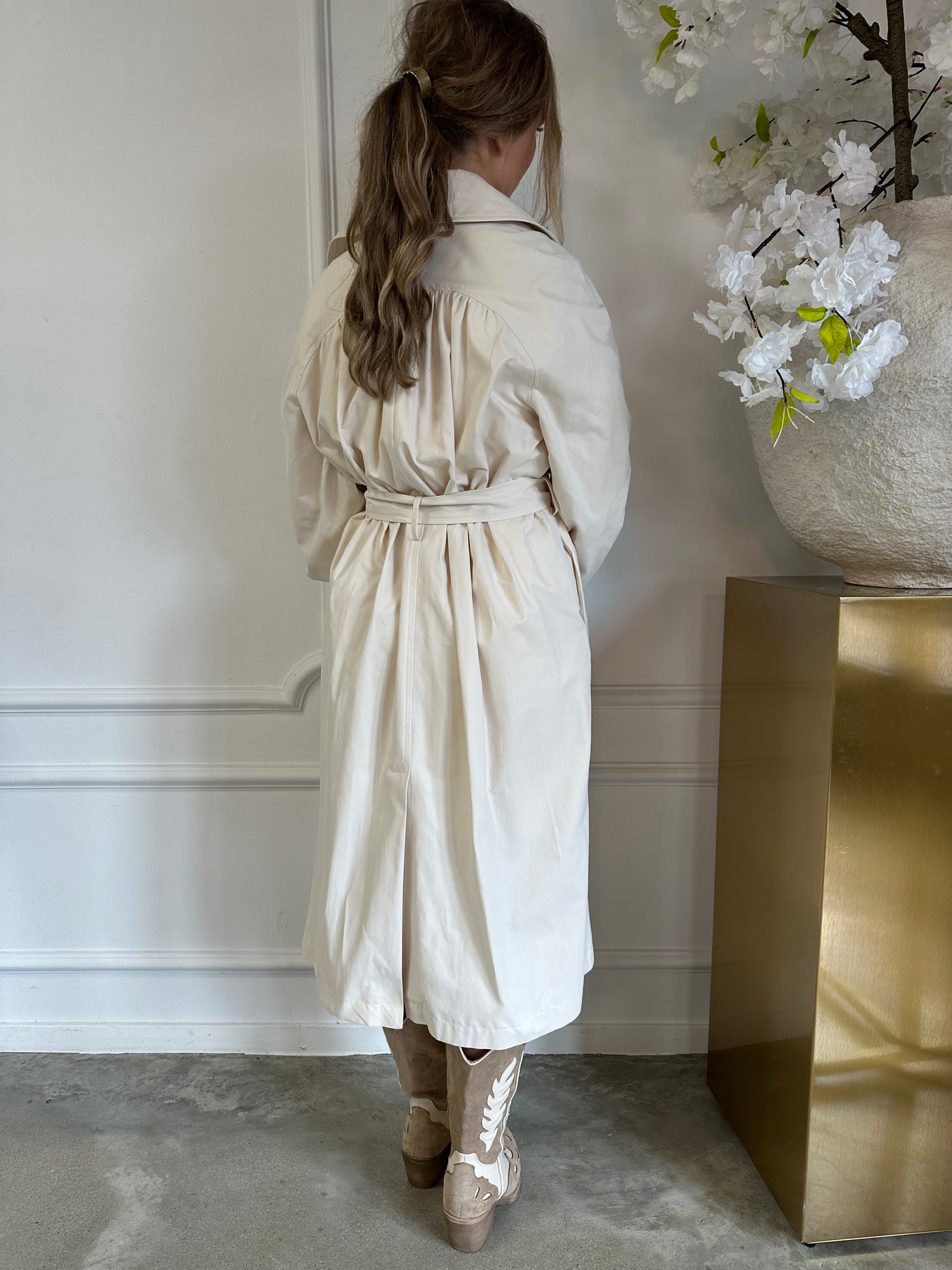 Trenchcoat elie P25PTR5662ABUN Burro-vaniglia