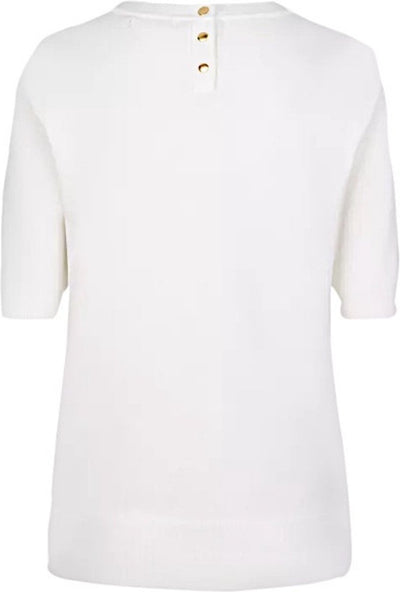 Swester s/slve cb button SP25.07004 Off-White