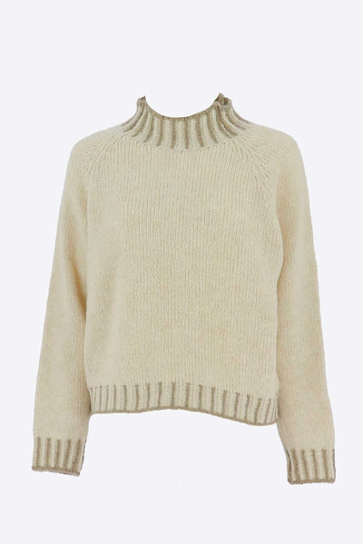 Trui gebreid 842122 Beige
