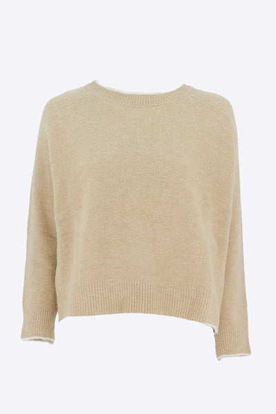 Trui gebreid 842127 Beige