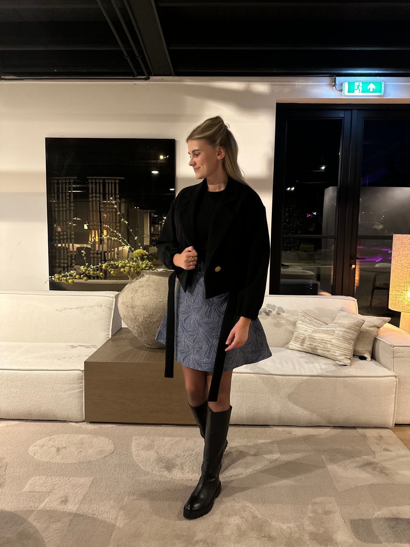 Skirt sara IN-SAR-25 Navy