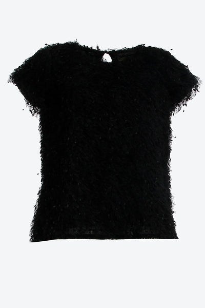 Top fluffy 847034 Noir