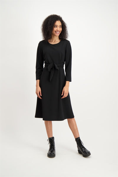 Jurk met knoop 890162 Noir