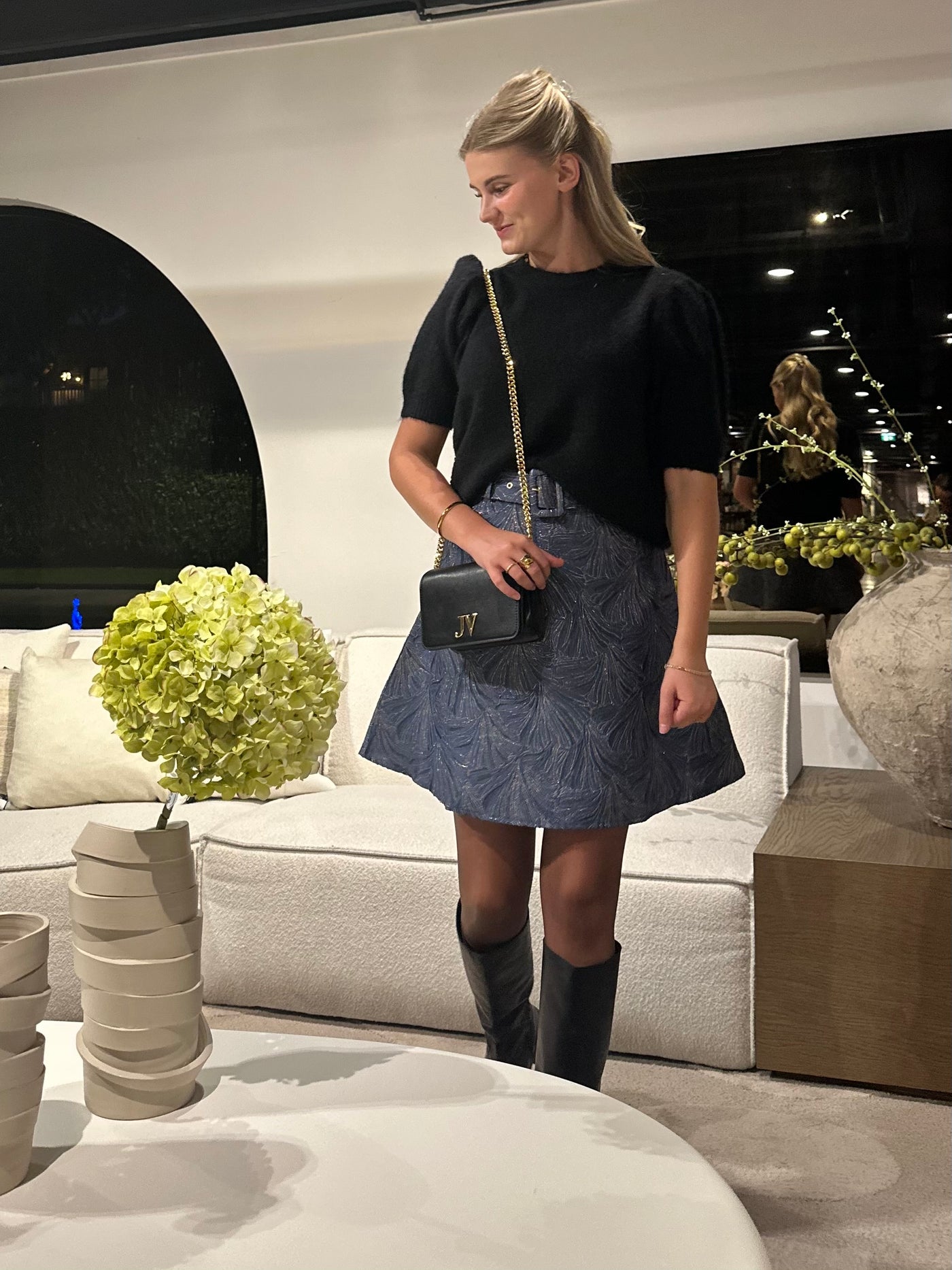 Skirt sara IN-SAR-25 Navy