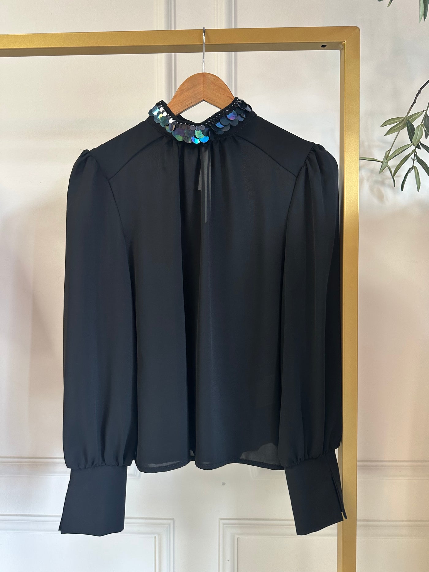 Blouse collo alto CFC0020061002 Nero