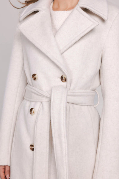 Coat demi AC1706 Offwhite