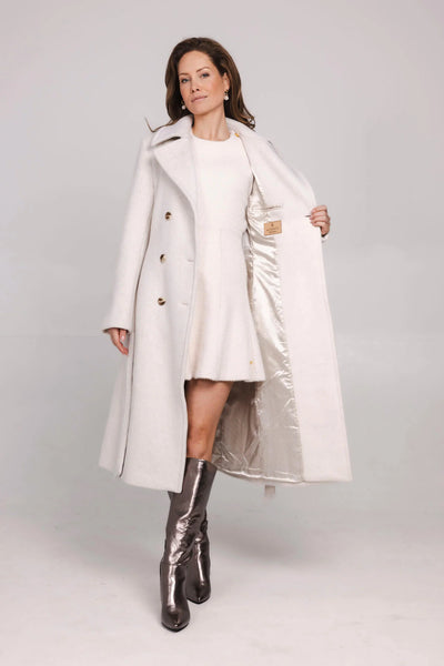 Coat demi AC1706 Offwhite