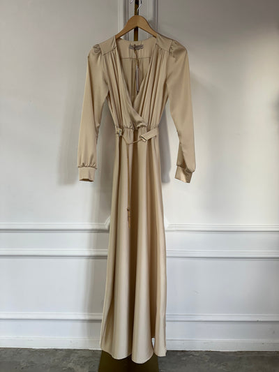 Dress cose abi lungo CFC0123115003 Beige