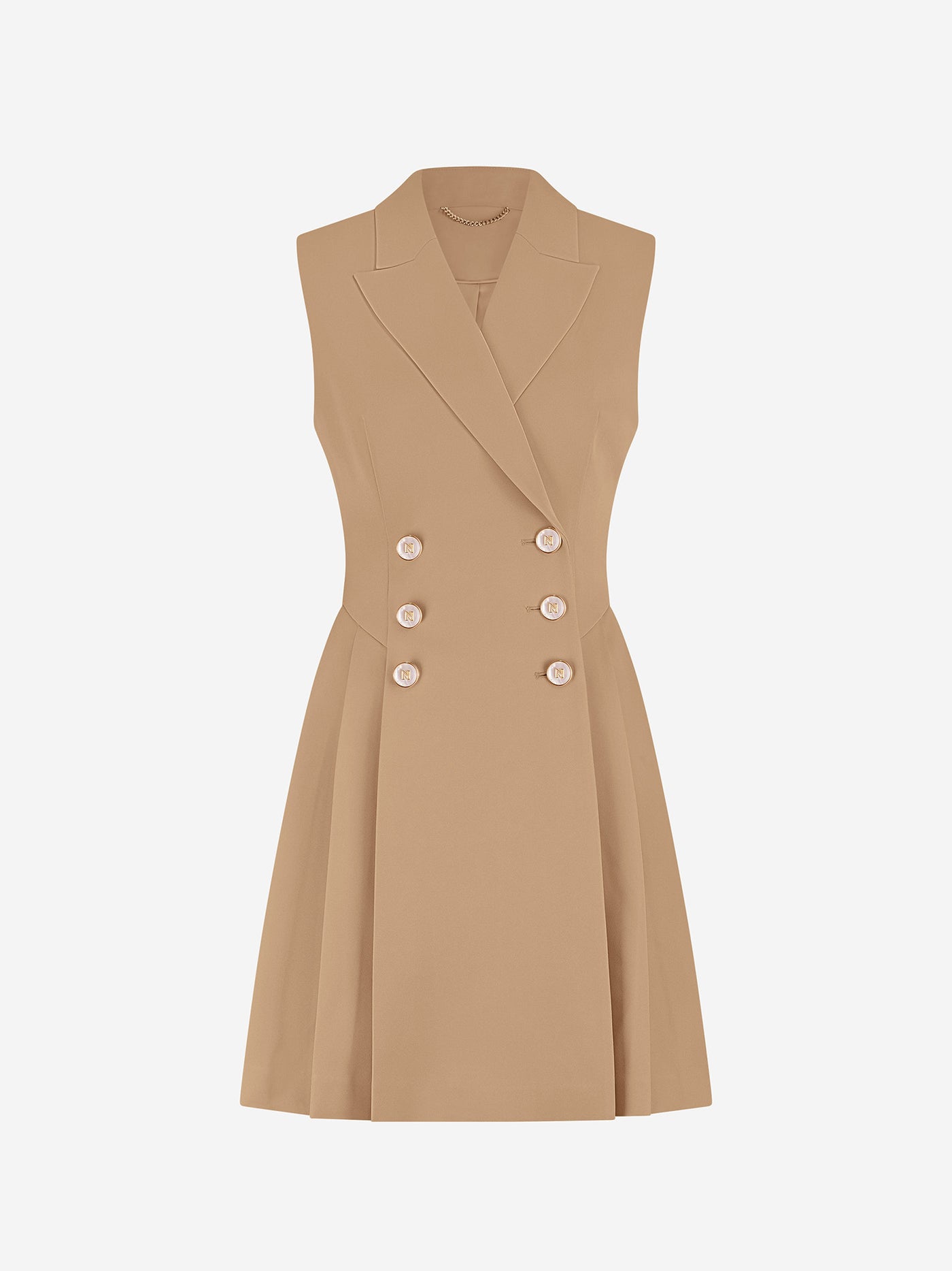 Blazer dress Loja N5-478-2505 Hazelnut