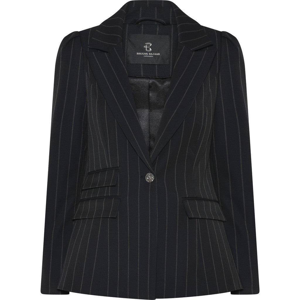 Blazer hydrangeabbnoa BBW4633 Black pinstripe