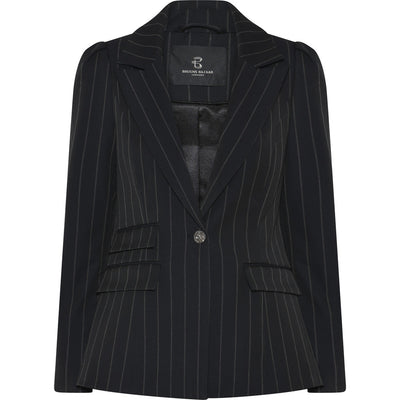 Blazer hydrangeabbnoa BBW4633 Black pinstripe