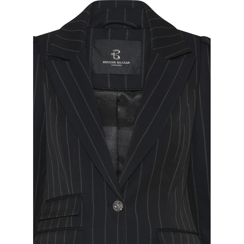 Blazer hydrangeabbnoa BBW4633 Black pinstripe