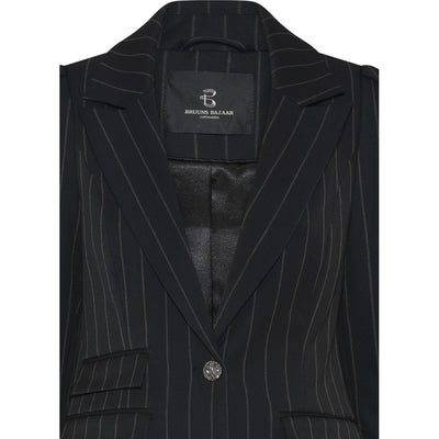 Blazer hydrangeabbnoa BBW4633 Black pinstripe