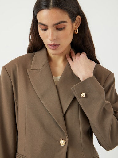 Blazer yasrana 26038482 Teak