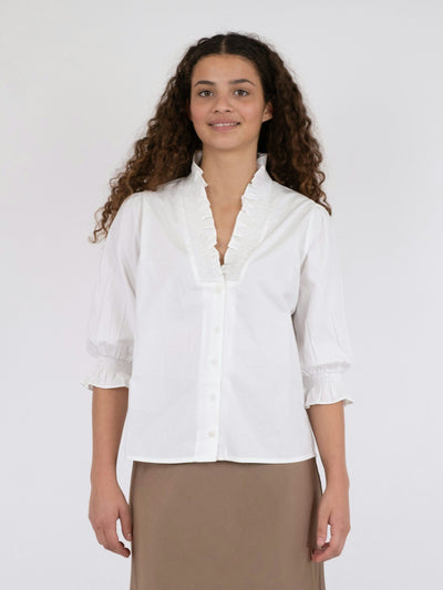 Blouse Briony C poplin 162212 Wit