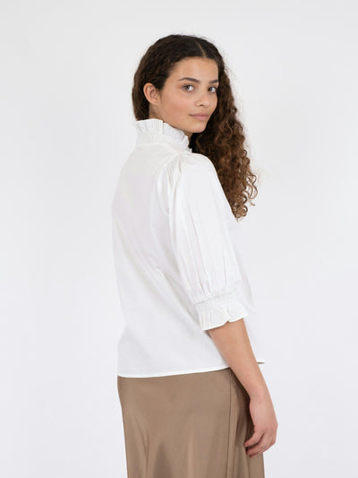 Blouse Briony C poplin 162212 Wit