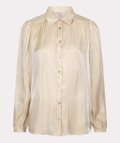 Blouse gathering changeant  SP25.28014 Champagne