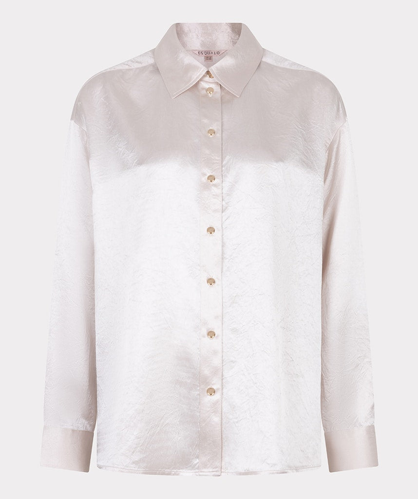Blouse oversized acetate F25.15512 Pearl