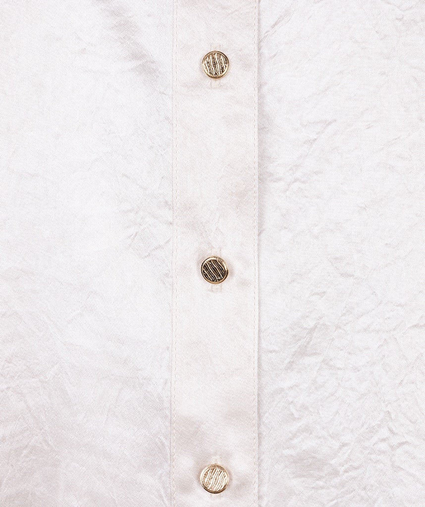 Blouse oversized acetate F25.15512 Pearl