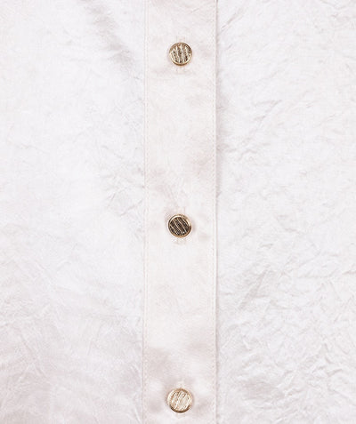Blouse oversized acetate F25.15512 Pearl