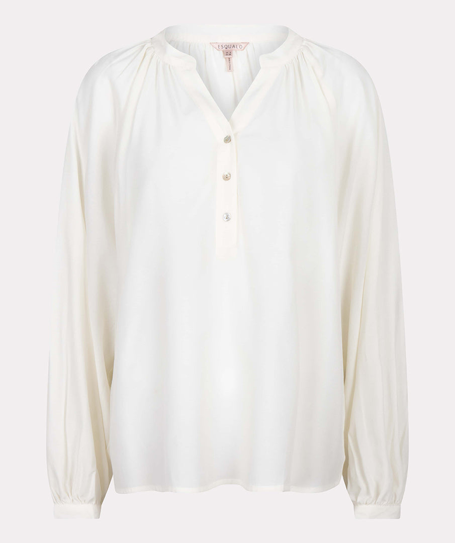 Blouse r-neck ragian SP25.14014 Off-White