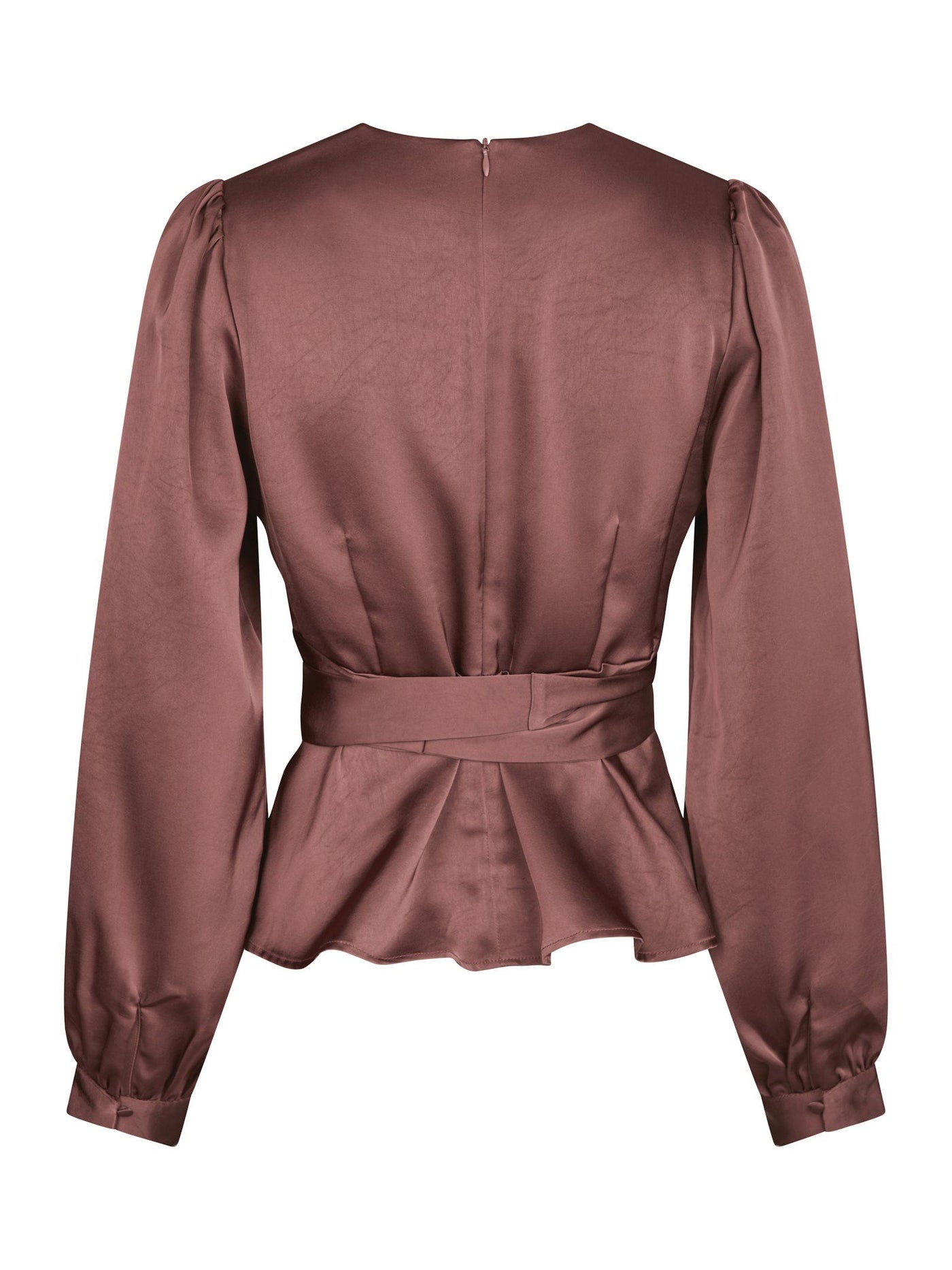 Blouse rista heavy sateen 164803 Dark rose
