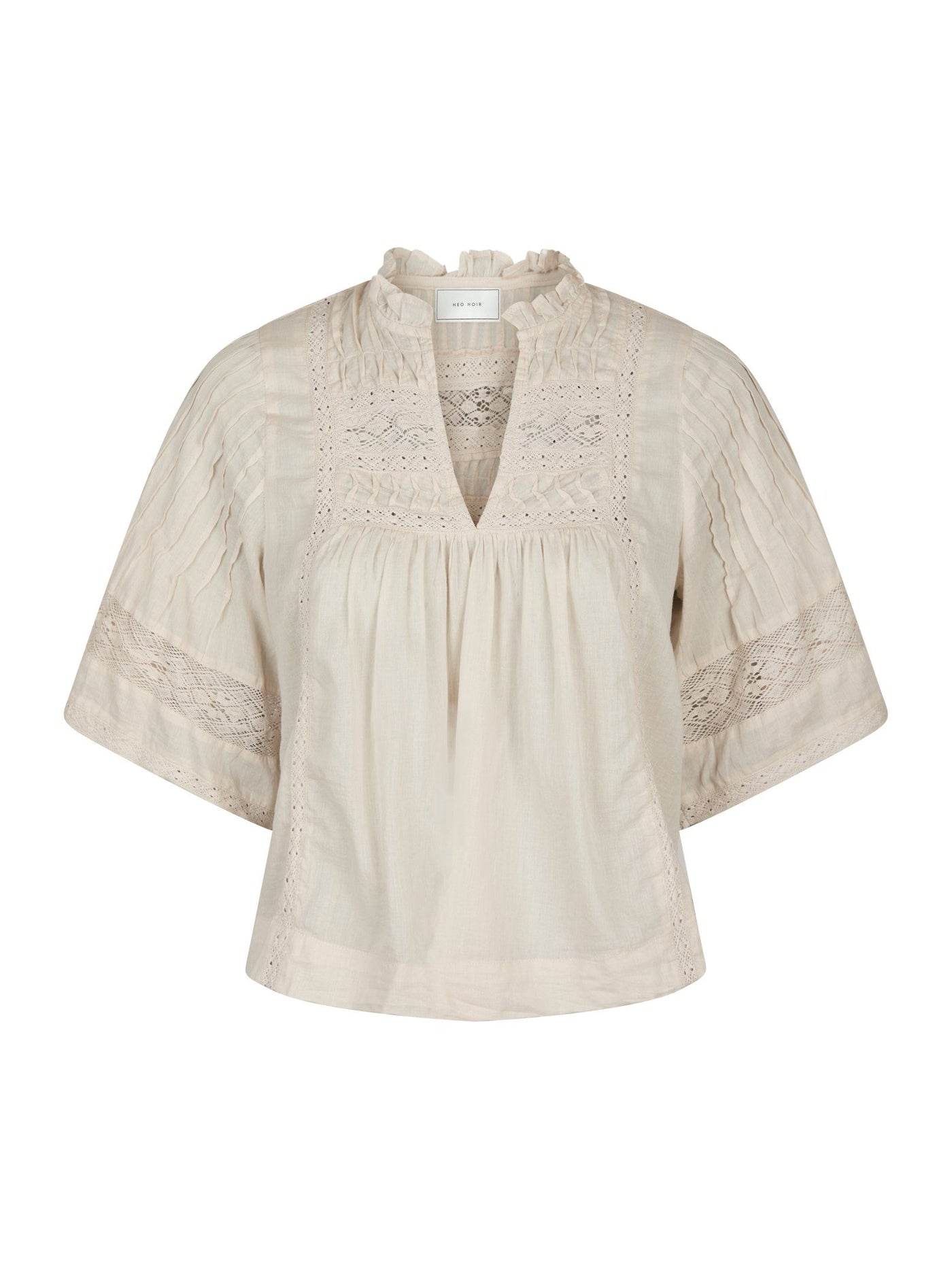 Blouse siama voile 164703 Ivory