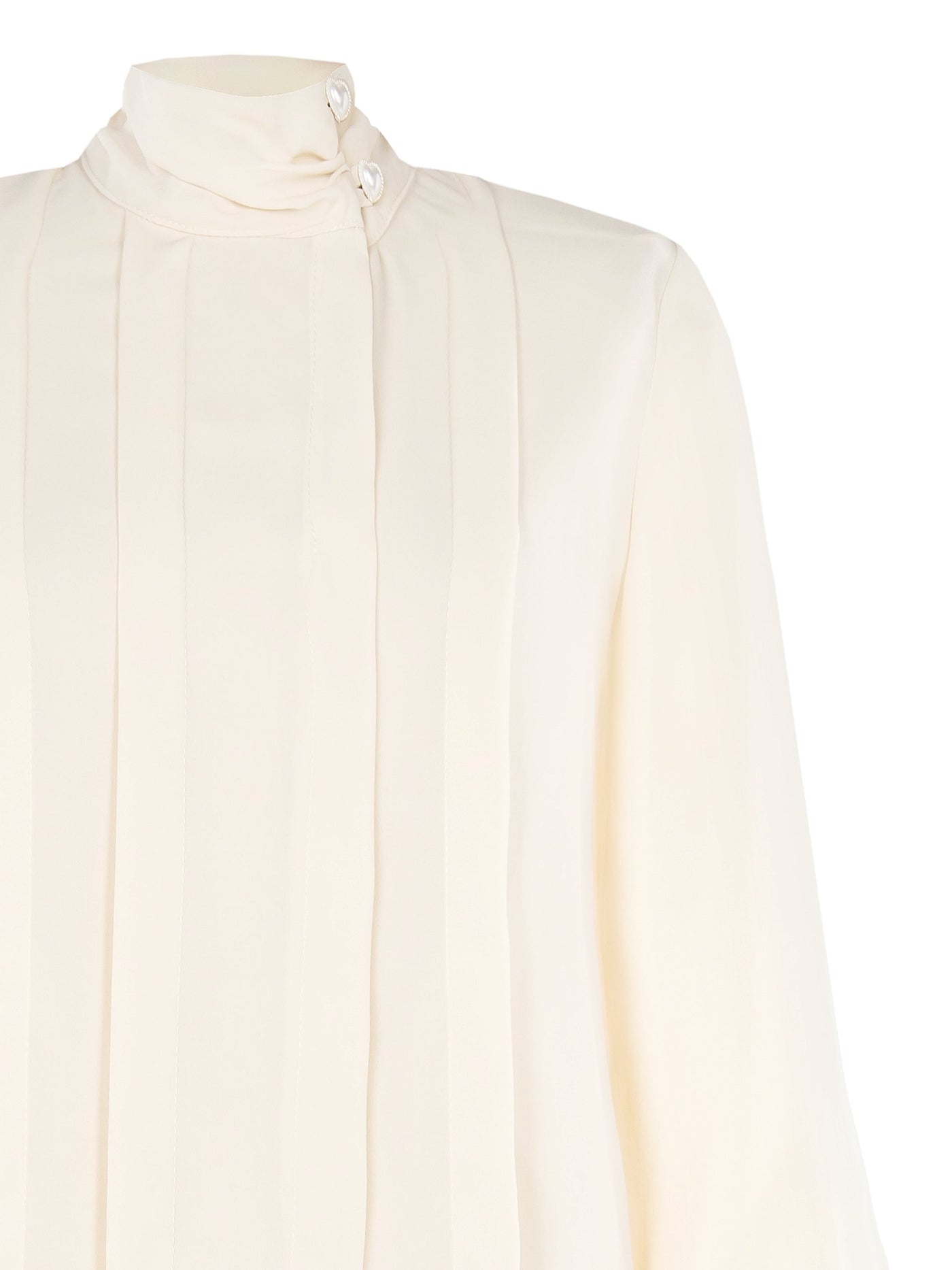 Blouse collo alto CFC0019267002 Ecru bianco