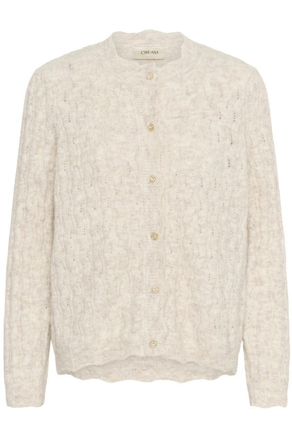Cardigan crjunah 10614228 Oat melange grey