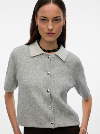 Cardigan vmdiana 10334941 Light grey melange
