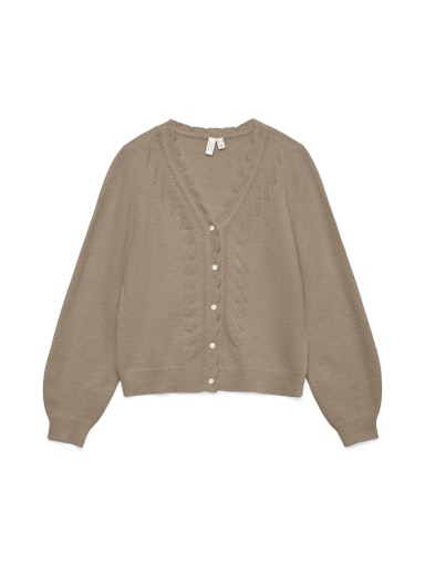 Cardigan vmlya 10335263 Silver mink