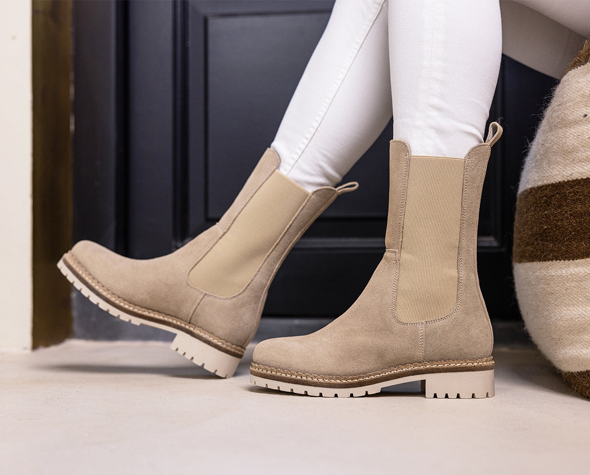 Chelseaboot julie 8-s Beige