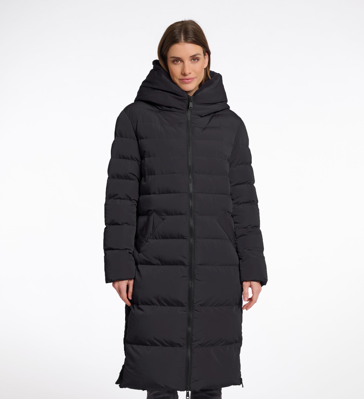 Coat long padded  keilafur.7002511 Black