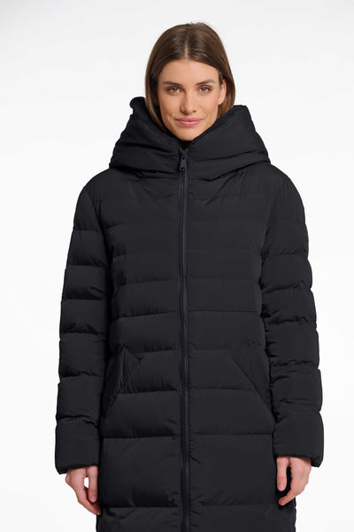 Coat long padded  keilafur.7002511 Black