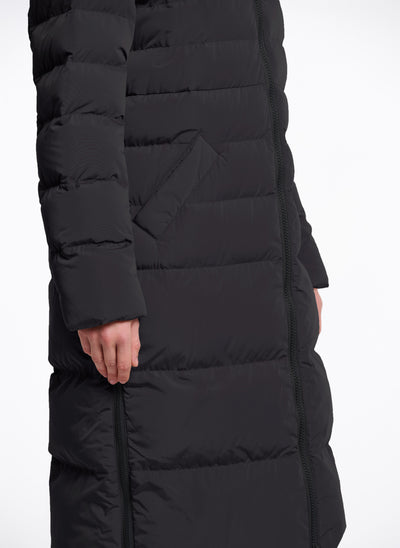 Coat long padded  keilafur.7002511 Black