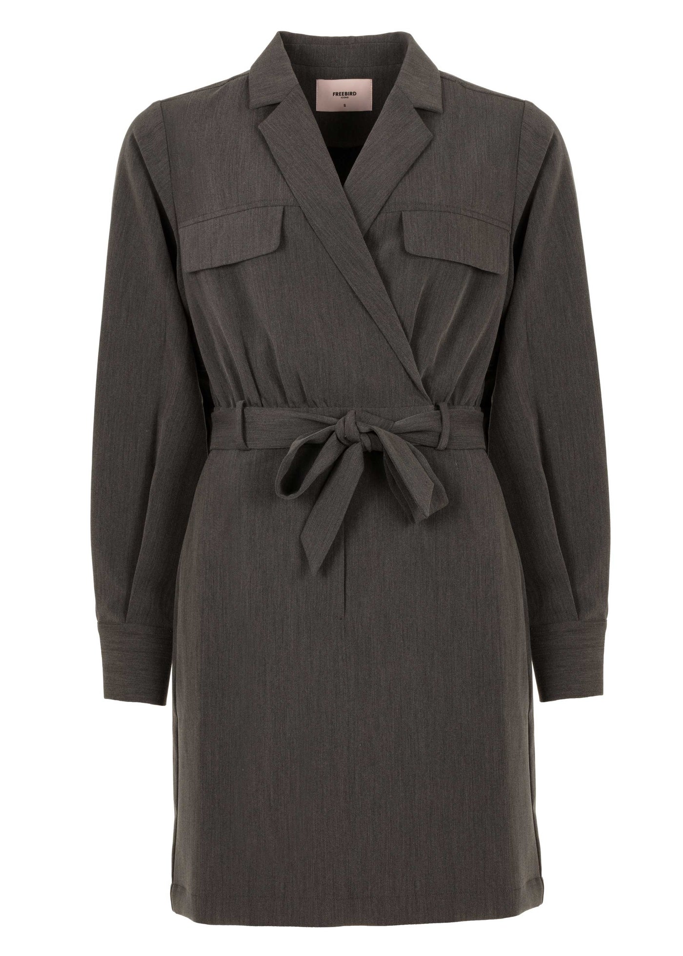 Dress Doraline wv-vis-melange-25-3 Dark grey