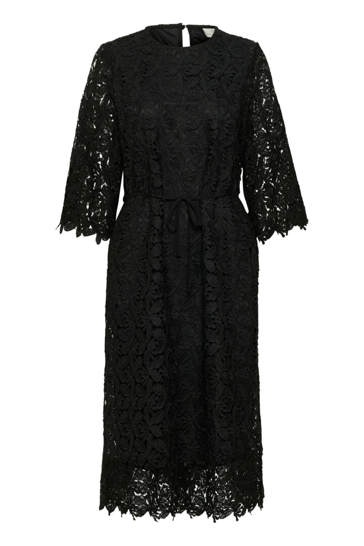 Dress KAemilia lace 10509130 Black deep