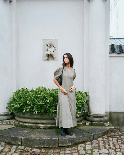 Dress bobbie crepe 164459 Smoke green