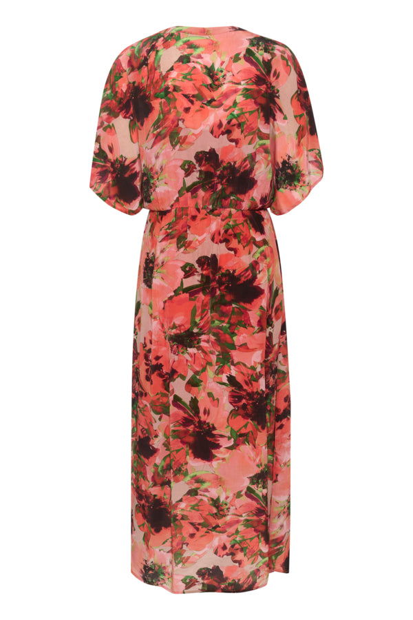 Dress creliza 10612327 Peach flower print